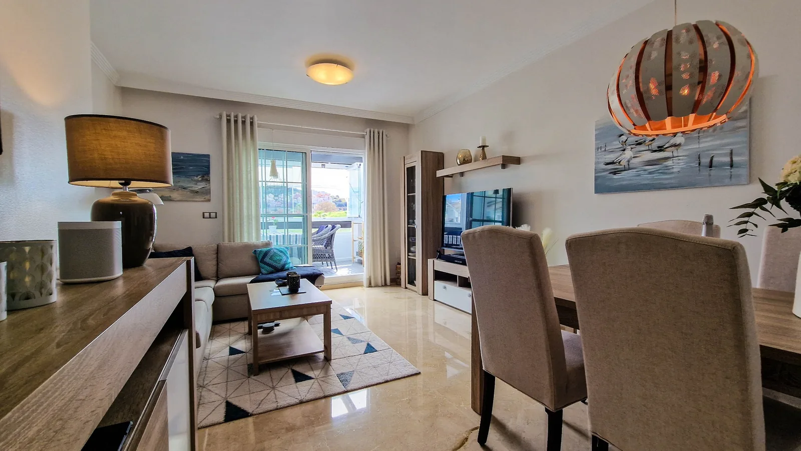 Living and dining room