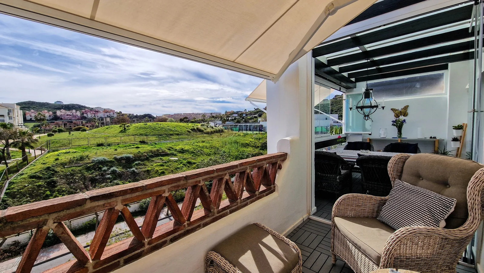 Open view from the terrace